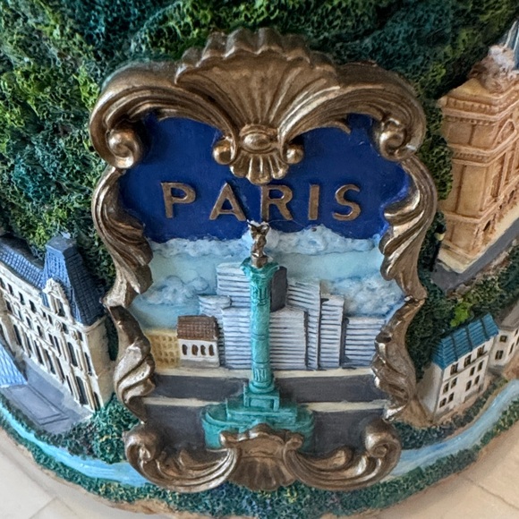 Paris Musical Snow Globe Eiffel Tower La Vie En Rose San Francisco Music Box Co - Picture 2 of 15